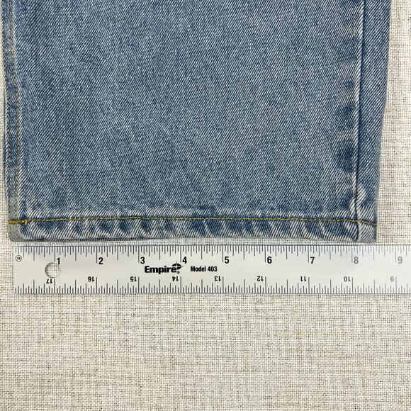 The Kript Barrel Leg Jeans Women's L 29x31 High Rise Distressed Streetwear - Picture 7 of 7